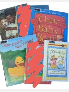 Bundle of Hardcover Ex Library Children's Books